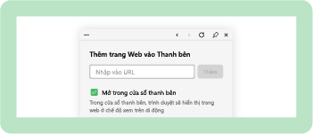 Thêm trang web ưa thích