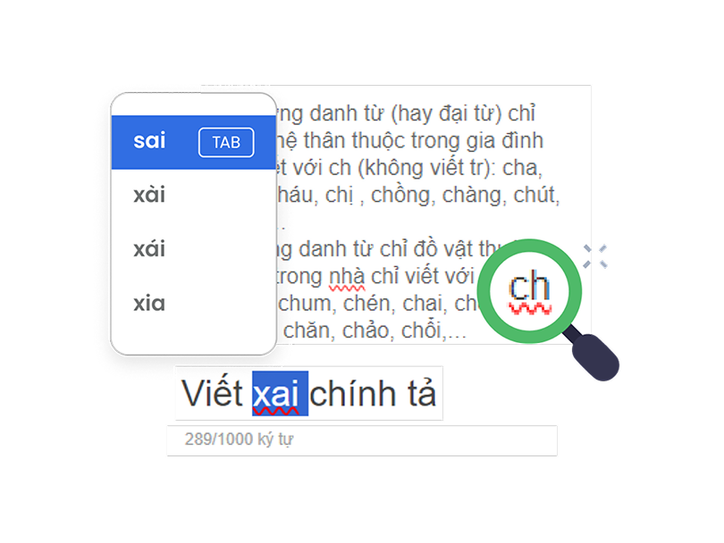 Kiểm tra chính tả, viết chuẩn tiếng Việt