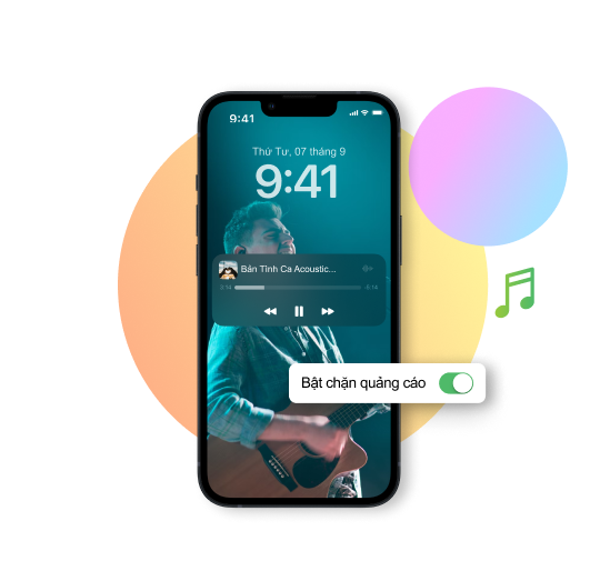 Nghe nhạc YouTube tắt màn hình miễn phí với trình duyệt Cốc Cốc