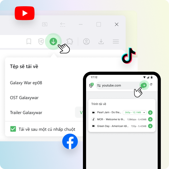Tải video từ YouTube trong một lần nhấp