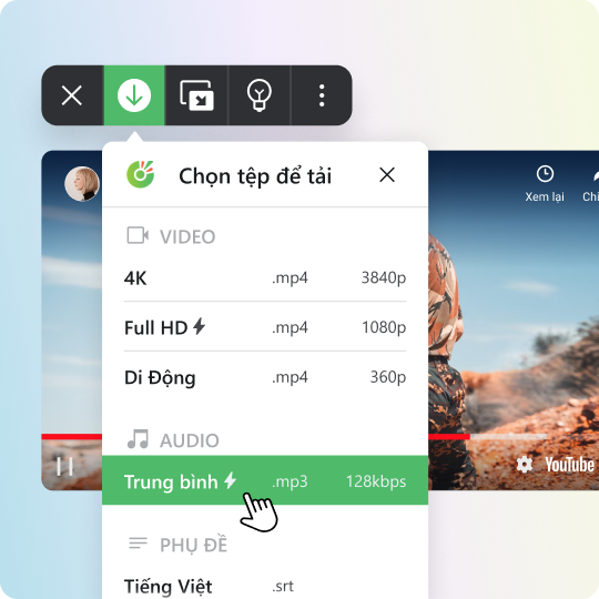 Tải video YouTube mp3 về máy tính		