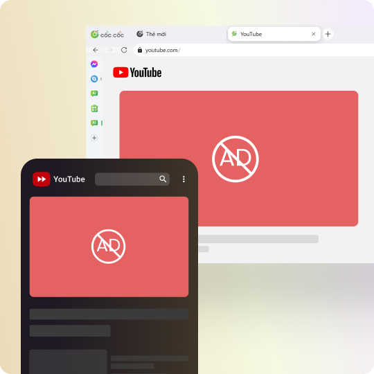 Tự động chặn quảng cáo YouTube