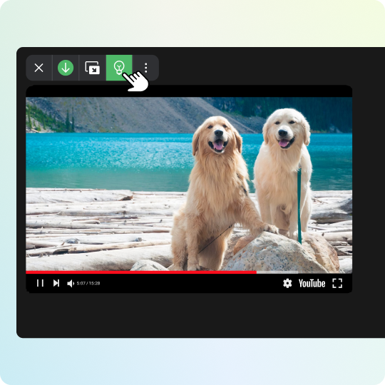 Tính năng tắt đèn trên YouTube