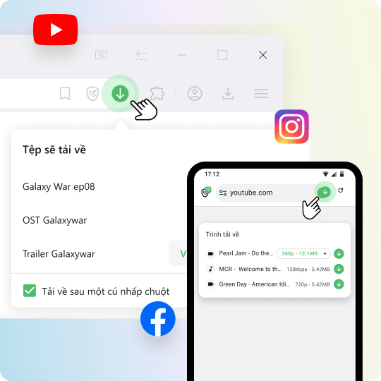 Tải video từ mạng xã hội trong một cú nhấp chuột