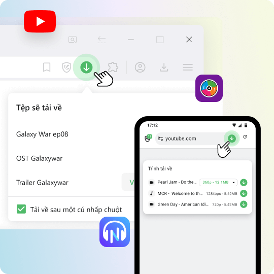 Tải nhạc về điện thoại và máy tính		