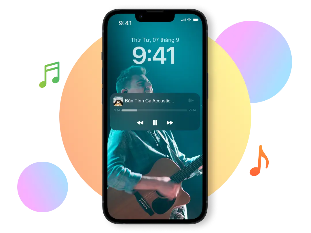 Play music in background for free with Cốc Cốc browser