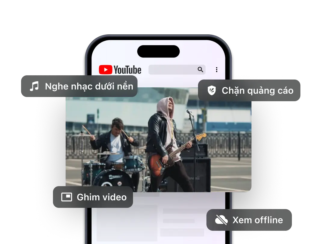 Cốc Cốc YouTube Premium