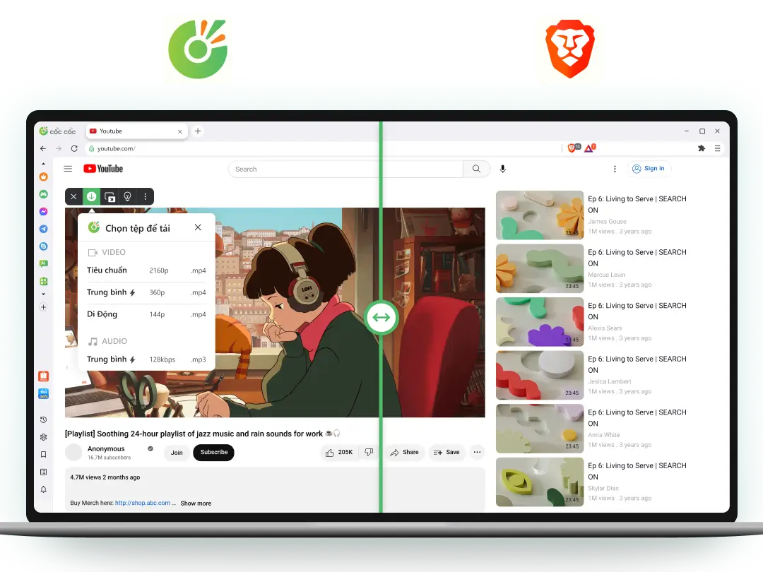 Trình duyệt Cốc Cốc		