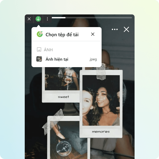 Tải ảnh story Facebook		