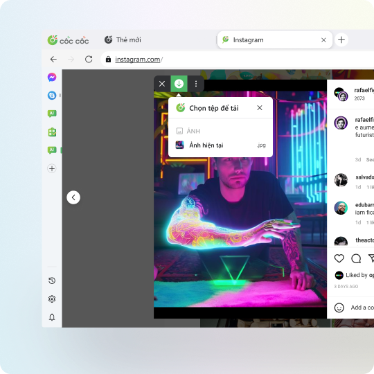 Công cụ tải ảnh Instagram		